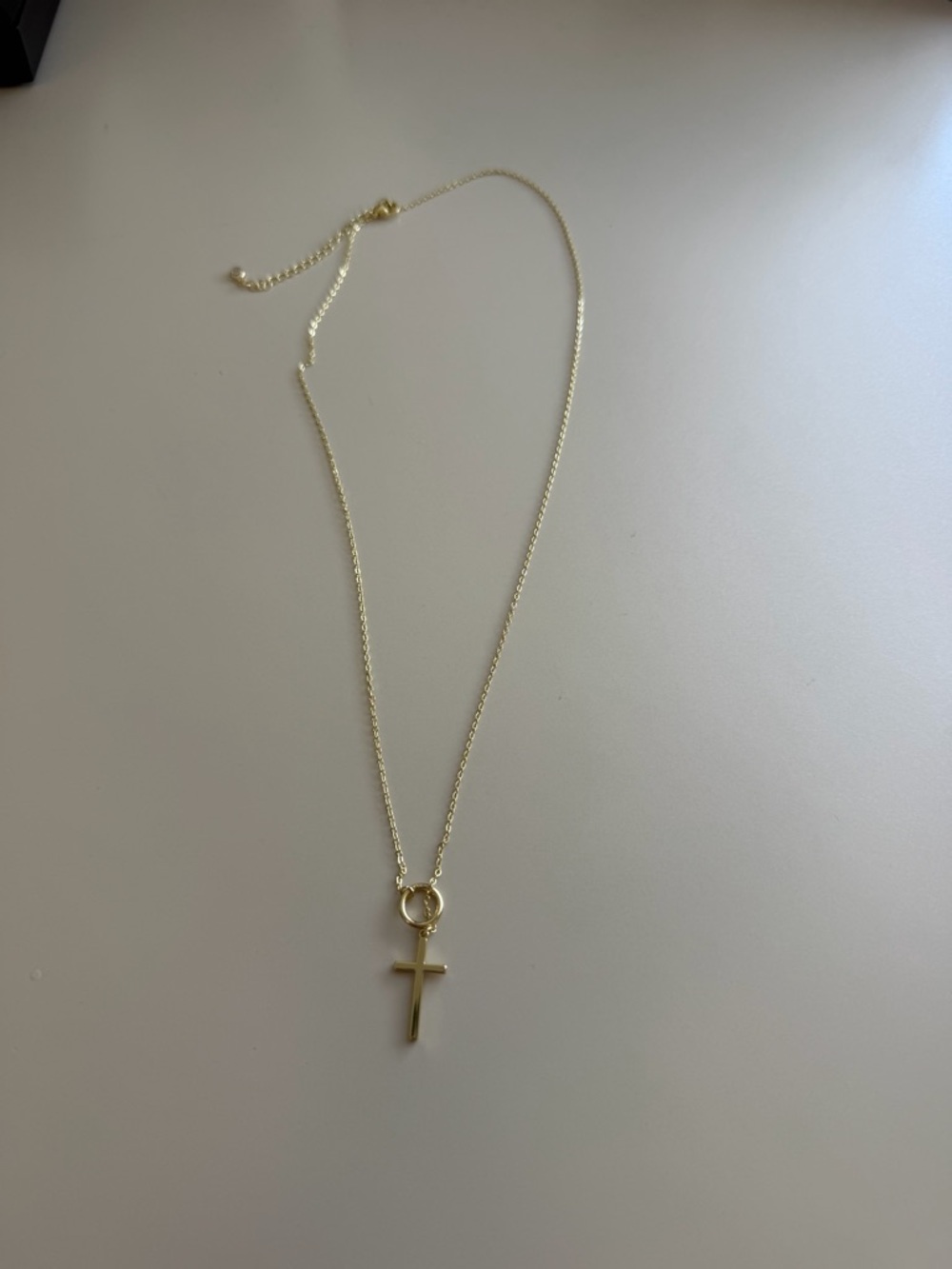 Source Unknown Gold Cross Pendant Necklace - Gold - Picture 3 of 7